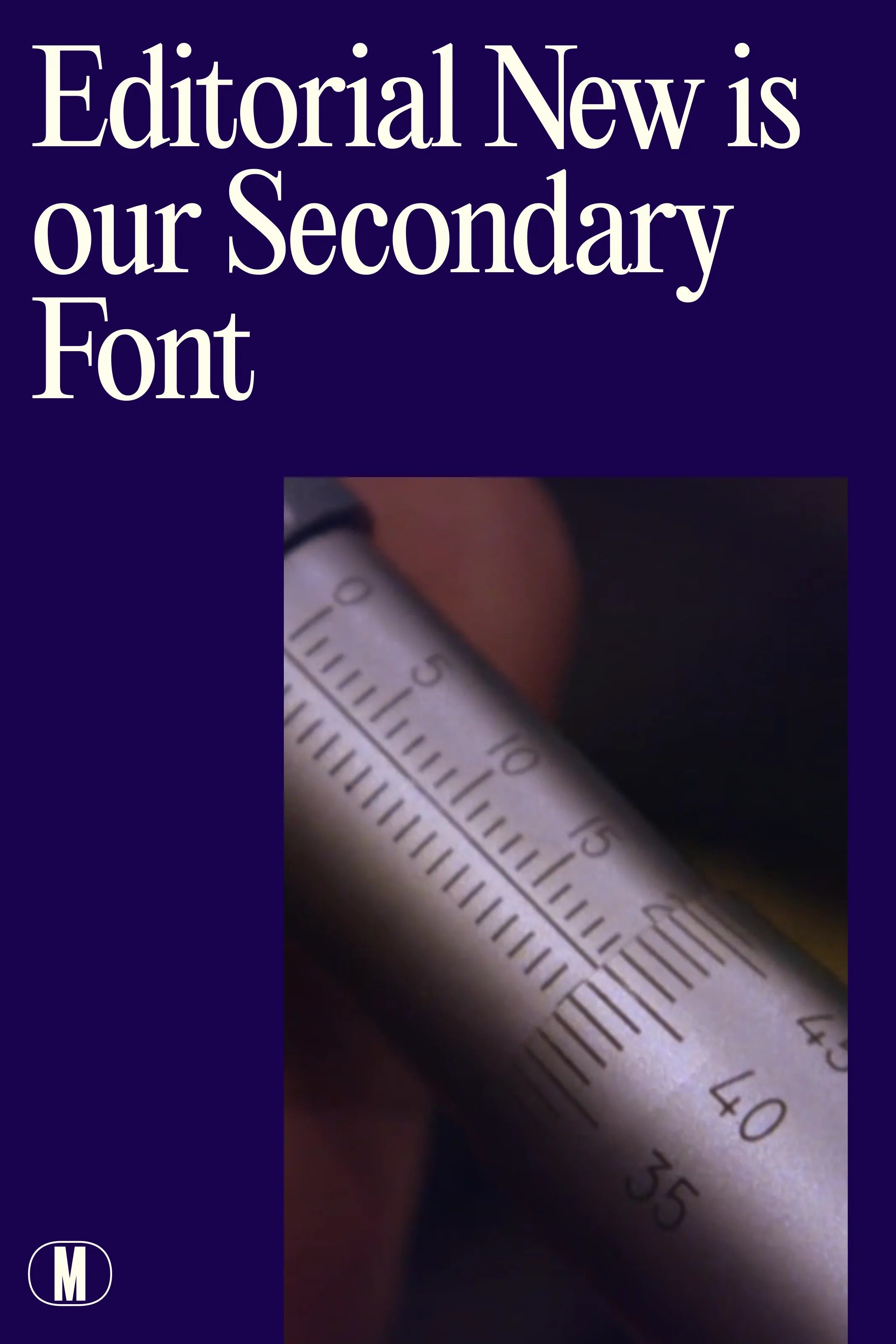 Monumental — typography, Editorial New
